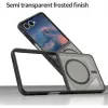 Phonesta AirFrost Back Cover hoesje met MagSafe voor Samsung Galaxy Z Flip 7 - Mat Zwart 4