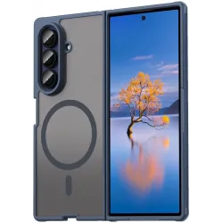 Phonesta AirFrost Back Cover hoesje met MagSafe voor Samsung Galaxy Z Fold 7 - Mat Blauw