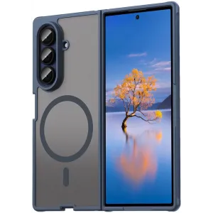 Phonesta AirFrost Back Cover hoesje met MagSafe voor Samsung Galaxy Z Fold 7 - Mat Blauw