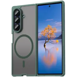 Phonesta AirFrost Back Cover hoesje met MagSafe voor Samsung Galaxy Z Fold 7 - Mat Groen