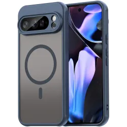 Phonesta AirFrost Back Cover hoesje met MagSafe voor Google Pixel 10 Pro - Mat Blauw