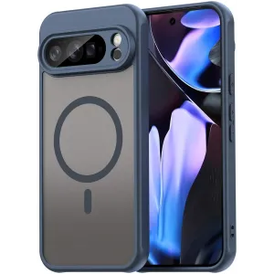 Phonesta AirFrost Back Cover hoesje met MagSafe voor Google Pixel 10 Pro - Mat Blauw