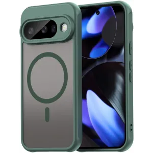 Phonesta AirFrost Back Cover hoesje met MagSafe voor Google Pixel 10 Pro - Mat Groen