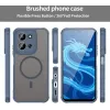 Phonesta AirFrost Back Cover hoesje met MagSafe voor Xiaomi Redmi 15C - Mat Blauw 2