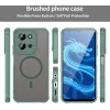 Phonesta AirFrost Back Cover hoesje met MagSafe voor Xiaomi Redmi 15C - Mat Groen 2