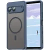 Phonesta AirFrost Back Cover hoesje met MagSafe voor Sony Xperia 10 VII - Mat Blauw