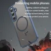 Phonesta AirFrost Back Cover hoesje met MagSafe voor Samsung Galaxy S25 FE - Mat Blauw 4