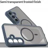 Phonesta AirFrost Back Cover hoesje met MagSafe voor Samsung Galaxy S25 FE - Mat Blauw 5