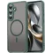Phonesta AirFrost Back Cover hoesje met MagSafe voor Samsung Galaxy S25 FE - Mat Groen
