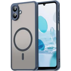 Phonesta AirFrost Back Cover hoesje met MagSafe voor Samsung Galaxy A07 4G - Mat Blauw