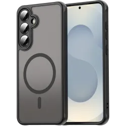 Phonesta AirFrost Back Cover hoesje met MagSafe voor Samsung Galaxy A36/A56 - Mat Zwart