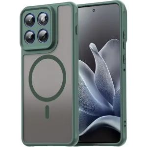 Phonesta AirFrost Back Cover hoesje met MagSafe voor Motorola Edge 70 - Mat Groen