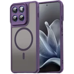 Phonesta AirFrost Back Cover hoesje met MagSafe voor Motorola Edge 70 - Mat Paars