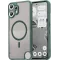 Phonesta AirFrost Back Cover hoesje met MagSafe voor Nothing CMF Phone 2 Pro - Mat Groen