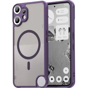 Phonesta AirFrost Back Cover hoesje met MagSafe voor Nothing CMF Phone 2 Pro - Mat Paars