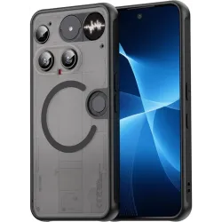 Phonesta AirFrost Back Cover hoesje met MagSafe voor Nothing Phone (3) - Mat Zwart