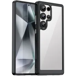 Phonesta Acrylic Hybrid Back Cover hoesje voor Samsung Galaxy S25 Ultra - Zwart