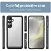 Phonesta Acrylic Hybrid Back Cover hoesje voor Samsung Galaxy S25 Plus/S24 Plus - Zwart 2
