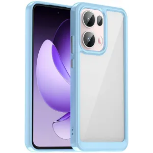 Phonesta Acrylic Hybrid Back Cover hoesje voor Oppo Reno13 Pro - Blauw