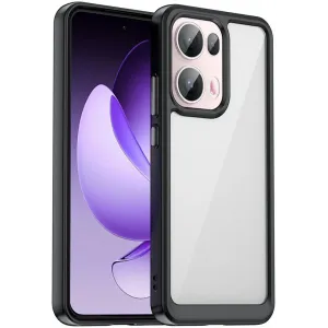 Phonesta Acrylic Hybrid Back Cover hoesje voor Oppo Reno13 Pro - Zwart