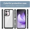 Phonesta Acrylic Hybrid Back Cover hoesje voor Oppo Reno13 Pro - Zwart 8