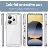 Phonesta Acrylic Hybrid Back Cover hoesje voor Xiaomi Redmi Note 14 4G - Transparant 8