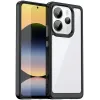 Phonesta Acrylic Hybrid Back Cover hoesje voor Xiaomi Redmi Note 14 4G - Zwart