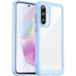 Phonesta Acrylic Hybrid Back Cover hoesje voor Samsung Galaxy A36/A56 - Blauw