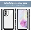 Phonesta Acrylic Hybrid Back Cover hoesje voor Samsung Galaxy A36/A56 - Zwart 8