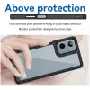 Phonesta Acrylic Hybrid Back Cover hoesje voor Motorola Moto G05 / Moto E15 - Zwart 4