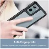 Phonesta Acrylic Hybrid Back Cover hoesje voor Motorola Moto G05 / Moto E15 - Zwart 5