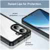Phonesta Acrylic Hybrid Back Cover hoesje voor Xiaomi Poco X7 Pro - Zwart 6