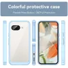 Phonesta Acrylic Hybrid Back Cover hoesje voor Google Pixel 9a - Blauw 8