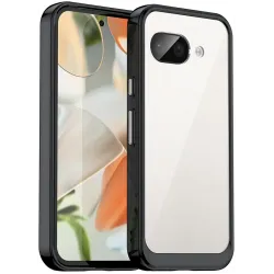 Phonesta Acrylic Hybrid Back Cover hoesje voor Google Pixel 9a - Zwart