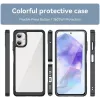 Phonesta Acrylic Hybrid Back Cover hoesje voor Samsung Galaxy A06 4G - Zwart 2