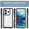 Phonesta Acrylic Hybrid Back Cover hoesje voor Xiaomi Redmi Note 14 5G - Zwart 2
