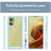Phonesta Acrylic Hybrid Back Cover hoesje voor Motorola Moto G85 - Blauw 2