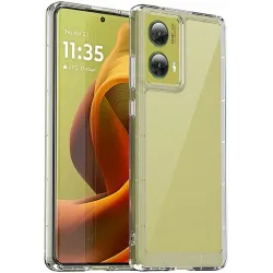 Phonesta Acrylic Hybrid Back Cover hoesje voor Motorola Moto G85 - Transparant