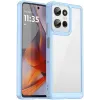 Phonesta Acrylic Hybrid Back Cover hoesje voor Motorola Moto G75 - Blauw