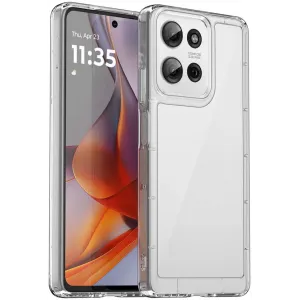 Phonesta Acrylic Hybrid Back Cover hoesje voor Motorola Moto G75 - Transparant