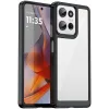 Phonesta Acrylic Hybrid Back Cover hoesje voor Motorola Moto G75 - Zwart