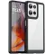 Phonesta Acrylic Hybrid Back Cover hoesje voor Motorola Moto G75 - Zwart