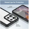 Phonesta Acrylic Hybrid Back Cover hoesje voor Motorola Moto G75 - Zwart 6
