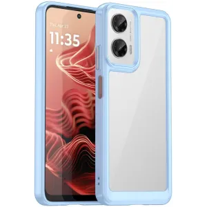 Phonesta Acrylic Hybrid Back Cover hoesje voor Motorola Moto G35 - Blauw