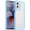 Phonesta Acrylic Hybrid Back Cover hoesje voor Motorola Moto G55 - Blauw