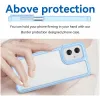 Phonesta Acrylic Hybrid Back Cover hoesje voor Motorola Moto G55 - Blauw 4