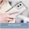 Phonesta Acrylic Hybrid Back Cover hoesje voor Motorola Moto G55 - Transparant 5