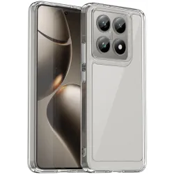 Phonesta Acrylic Hybrid Back Cover hoesje voor Xiaomi 14T/14T Pro - Transparant