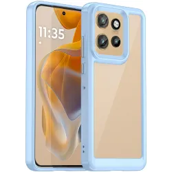 Phonesta Acrylic Hybrid Back Cover hoesje voor Motorola Edge 60 Neo/Edge 50 Neo / ThinkPhone 25 - Blauw
