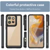 Phonesta Acrylic Hybrid Back Cover hoesje voor Motorola Edge 60 Neo/Edge 50 Neo / ThinkPhone 25 - Zwart 2